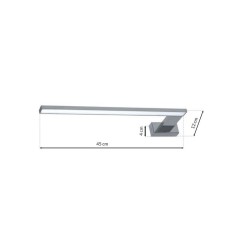 SHINE CHROME Wall Lamp 45cm 11W LED SHINE CHROME Wall Lamp 45cm 11W LED
