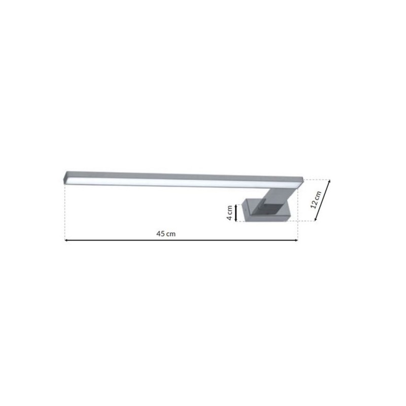 SHINE CHROME Wall Light 45cm 11W LED SHINE CHROME Wall Light 45cm 11W LED