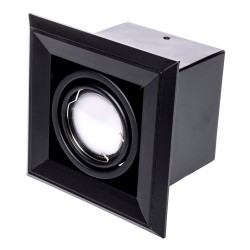 Recessed Lamp Blocco 1x7W GU10 LED Black Recessed Lamp Blocco 1x7W GU10 LED Black