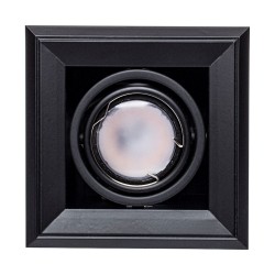 Recessed Lamp Blocco 1x7W GU10 LED Black Recessed Lamp Blocco 1x7W GU10 LED Black