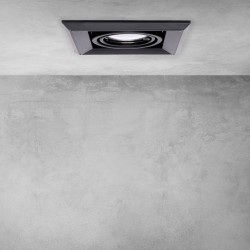 Recessed Lamp Blocco 1x7W GU10 LED Black Recessed Lamp Blocco 1x7W GU10 LED Black