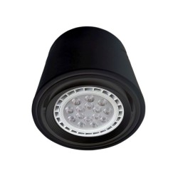 DECKENLAMPE TUBO BLACK 1xAR111 (OHNE GLÜHBIRNE)