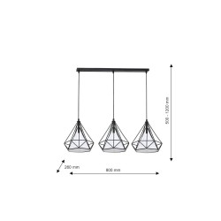 TRIANGOLO Pendant Lamp 3xE27 TRIANGOLO Pendant Lamp 3xE27