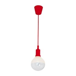 HÄNGELEUCHTE BUBBLE ROT 5W E14 LED ROT