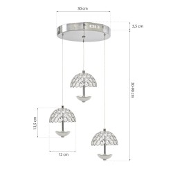 VENUS 3x5W LED PENDANT LAMP VENUS 3x5W LED PENDANT LAMP