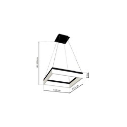 LAMPA WISZĄCA NERO 32W LED LAMPA WISZĄCA NERO 32W LED