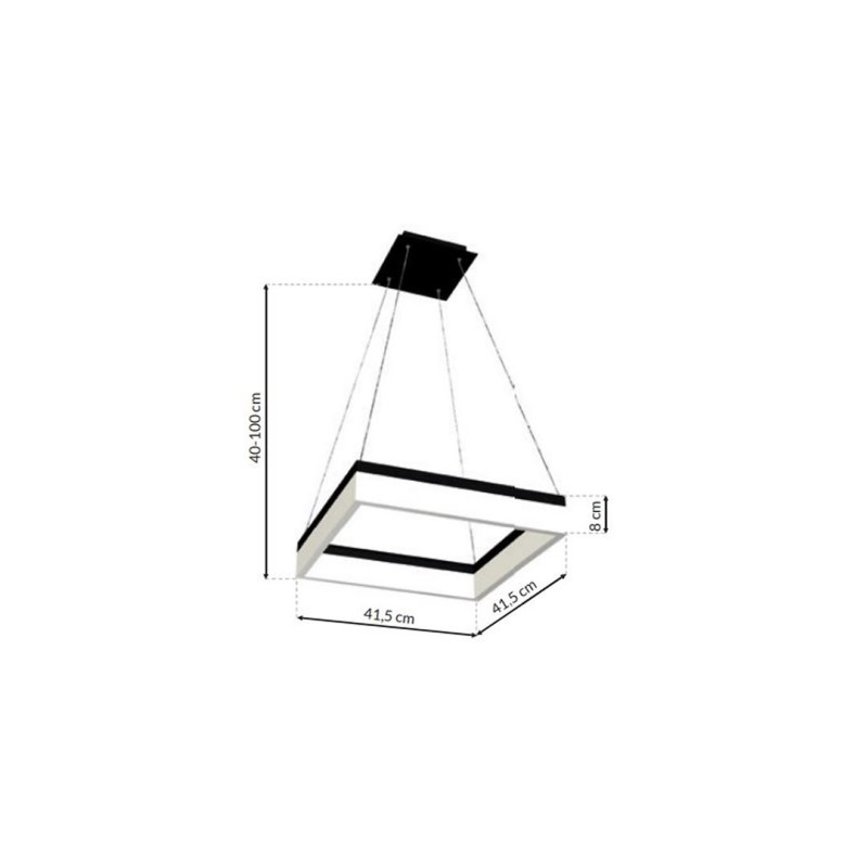 LAMPA WISZĄCA NERO 32W LED LAMPA WISZĄCA NERO 32W LED