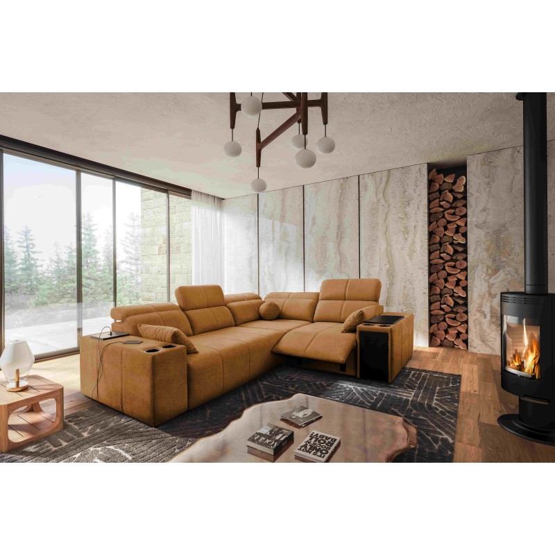 Narożnik Milano II Mix z funkcją spania i relax Plecionka, Verita 54 Narożnik Milano II Mix z funkcją spania i relax Plecionka, Verita 54