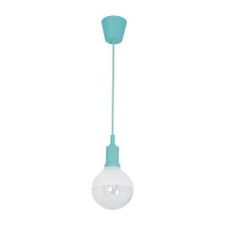 HÄNGELEUCHTE BUBBLE TÜRKIS 5W E14 LED