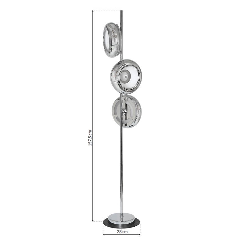 LAMPA STOJĄCA MERCURIO 36W LED LAMPA STOJĄCA MERCURIO 36W LED
