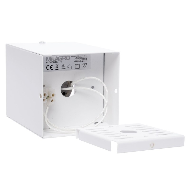 Deckenleuchte Blocco Weiß 1x7W GU10 Led Deckenleuchte Blocco Weiß 1x7W GU10 Led