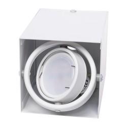 Blocco White Ceiling Lamp 1x7W GU10 LED Blocco White Ceiling Lamp 1x7W GU10 LED