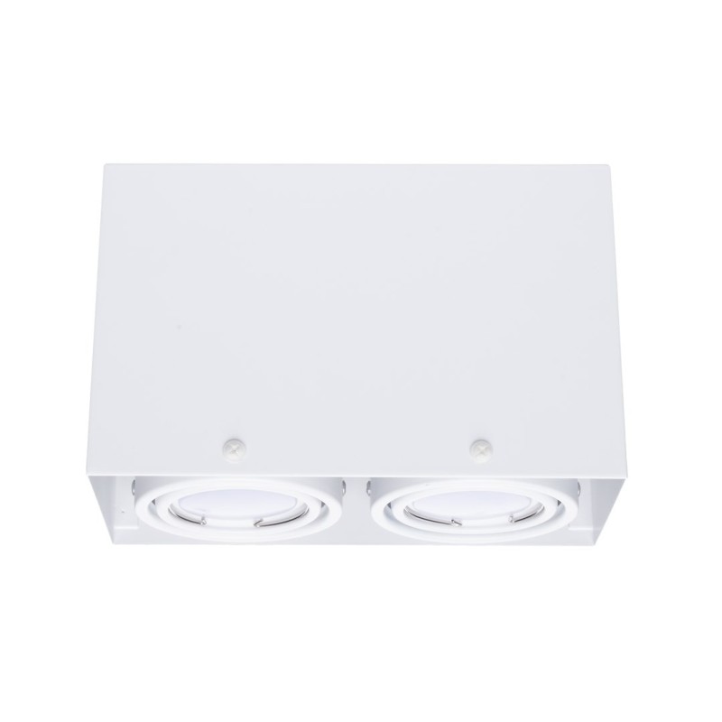 Lampa Sufitowa Blocco Biały 2x7W GU10 Led Lampa Sufitowa Blocco Biały 2x7W GU10 Led