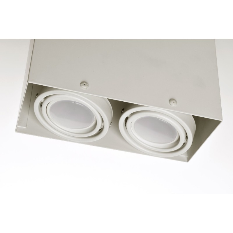 Ceiling Lamp Blocco White 2x7W GU10 LED Ceiling Lamp Blocco White 2x7W GU10 LED