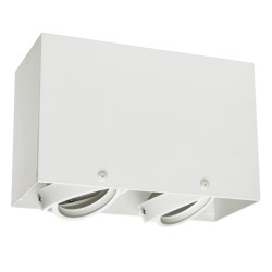 Стельова лампа Blocco Білий 2x7W GU10 Led Стельова лампа Blocco Білий 2x7W GU10 Led