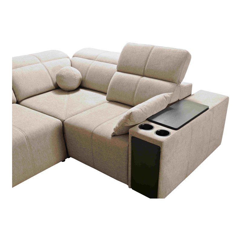 Narożnik Milano II Mix z funkcją spania i relax Plecionka, Verita 54 Narożnik Milano II Mix z funkcją spania i relax Plecionka, Verita 54
