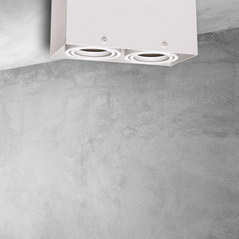 Ceiling Lamp Blocco White 2x7W GU10 LED Ceiling Lamp Blocco White 2x7W GU10 LED