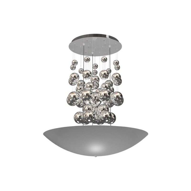 ПІДВІСНА ЛАМПА PERLA SILVER 42W LED