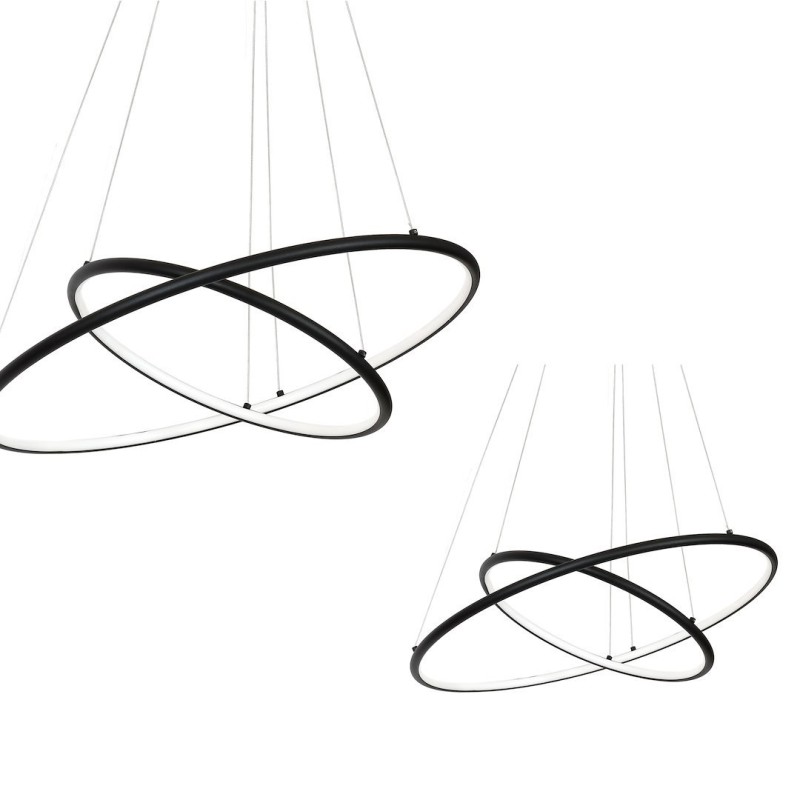 LÁMPARA COLGANTE ORION BLACK 53W LED