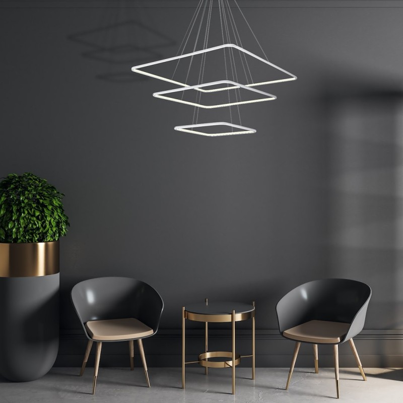 NIX WHITE 117W LED PENDANT LAMP NIX WHITE 117W LED PENDANT LAMP