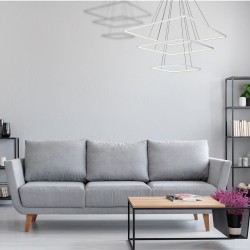 NIX WHITE 117W LED PENDANT LAMP NIX WHITE 117W LED PENDANT LAMP