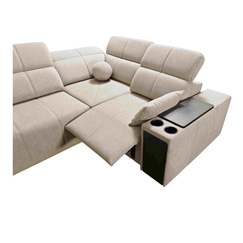Narożnik Milano II Mix z funkcją spania i relax Plecionka, Verita 28 Narożnik Milano II Mix z funkcją spania i relax Plecionka, Verita 28