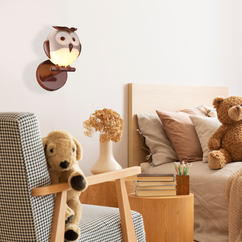 OWL WALL LAMP 1XG9 LED OWL WALL LAMP 1XG9 LED
