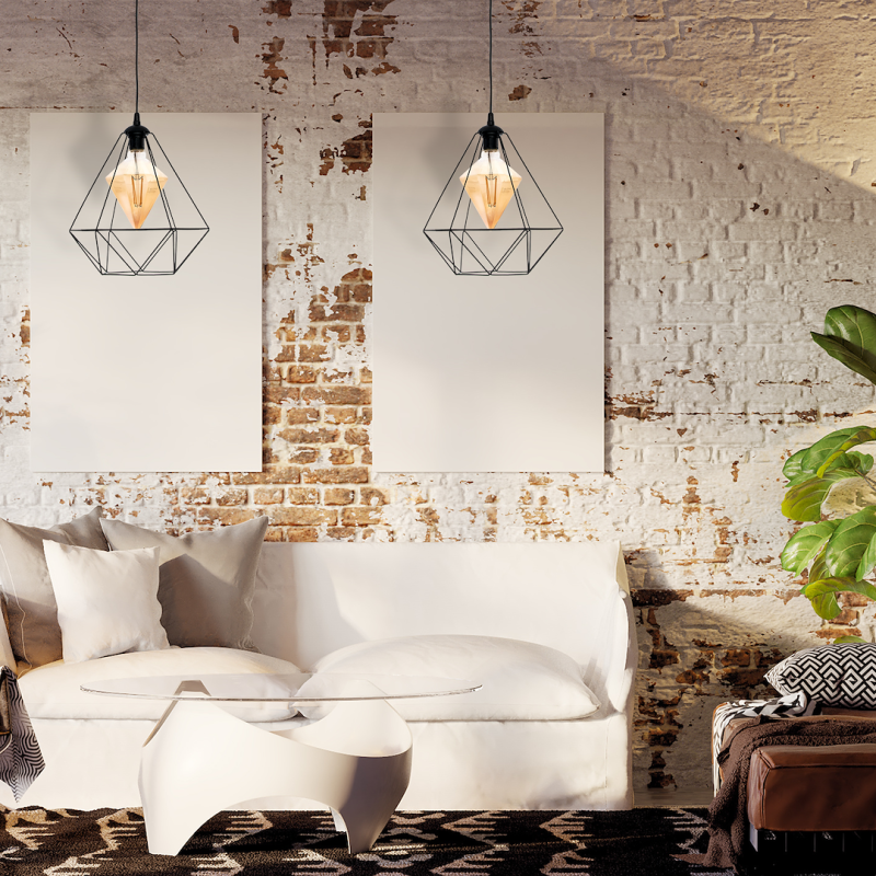 Hanging lamp ALAMBRE BLACK 1xE27 4W bulb included Hanging lamp ALAMBRE BLACK 1xE27 4W bulb included