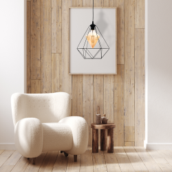 Hanging lamp ALAMBRE BLACK 1xE27 4W bulb included Hanging lamp ALAMBRE BLACK 1xE27 4W bulb included