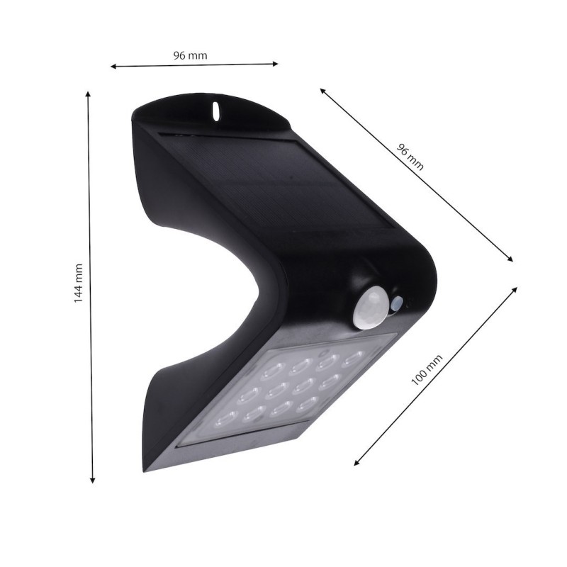 Solar Lamp Butterfly 1.5W Black Solar Lamp Butterfly 1.5W Black