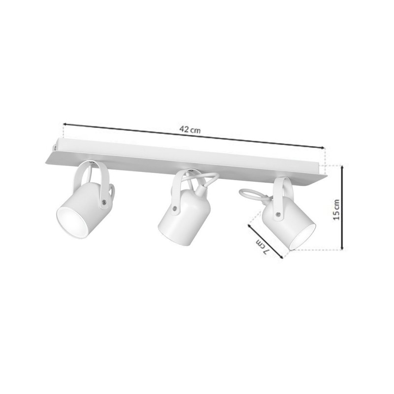 Ceiling lamp Pico 3xGU10 White Ceiling lamp Pico 3xGU10 White
