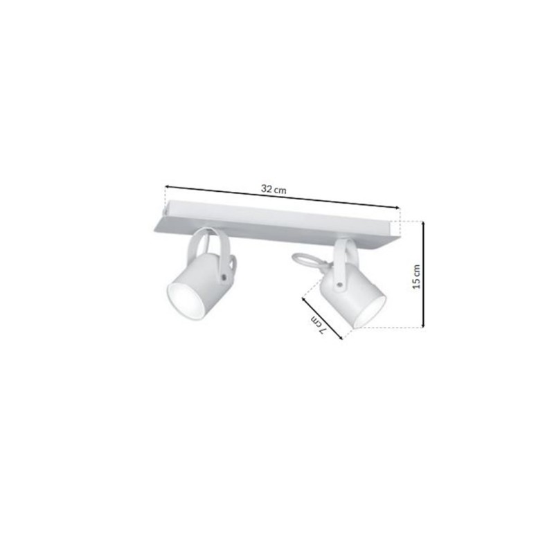 Ceiling lamp Pico 2xGU10 White Ceiling lamp Pico 2xGU10 White