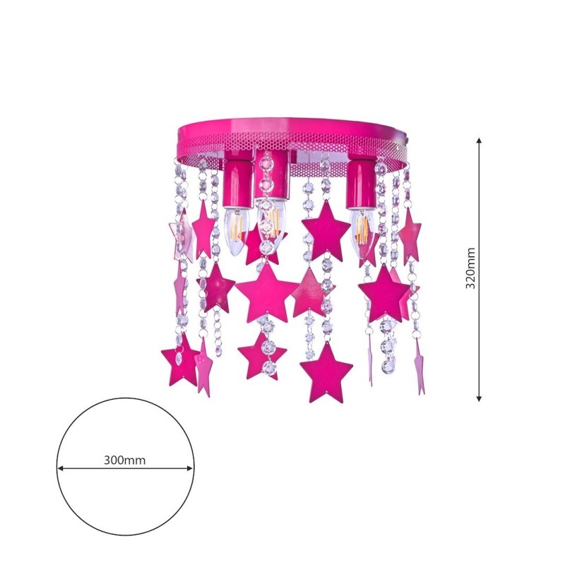 Ceiling Lamp STAR 3xE27 Ceiling Lamp STAR 3xE27