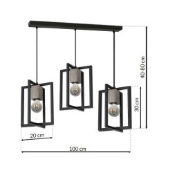 Lampa Wisząca Ralph 3xE27 Lampa Wisząca Ralph 3xE27