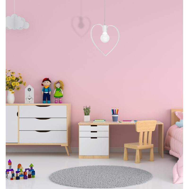 Amore Pendant Lamp 1xE27 White Amore Pendant Lamp 1xE27 White