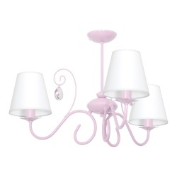Lámpara de araña SARA PINK 3xE14 Lámpara de araña SARA PINK 3xE14