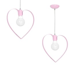 Hängelampe AMORE PINK 1xE27