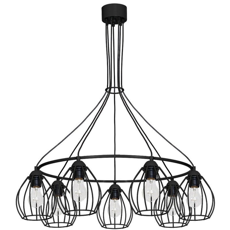 DON BLACK Pendant Lamp 7xE27