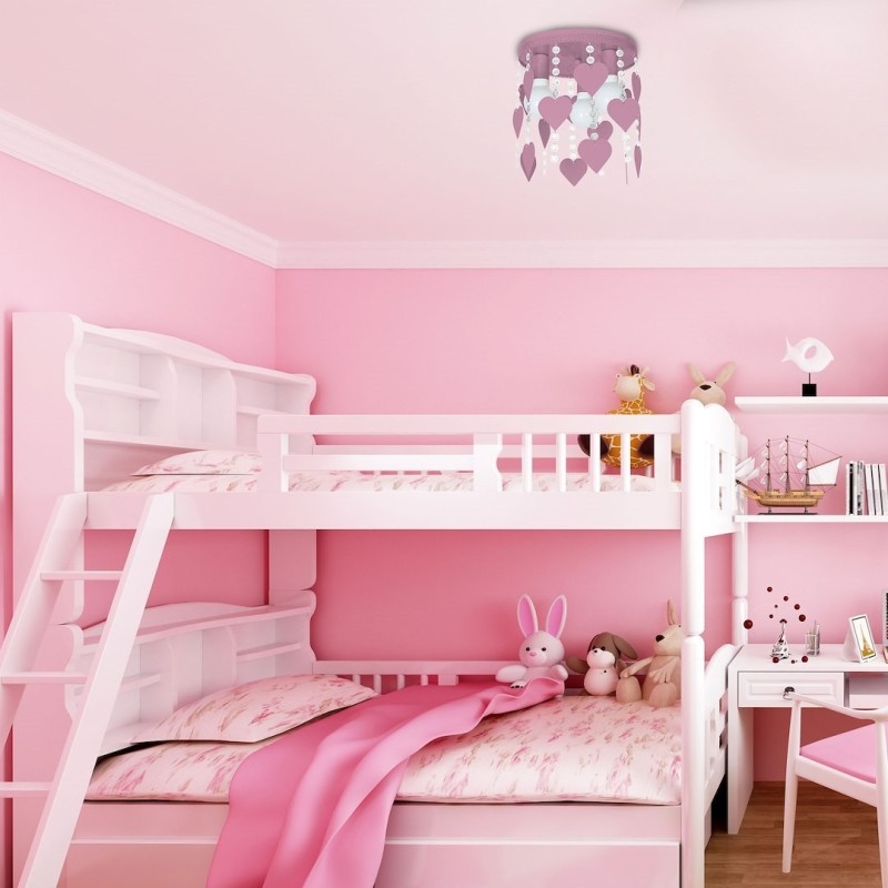 Стельова лампа CORAZON VIOLET 3xE27 Стельова лампа CORAZON VIOLET 3xE27