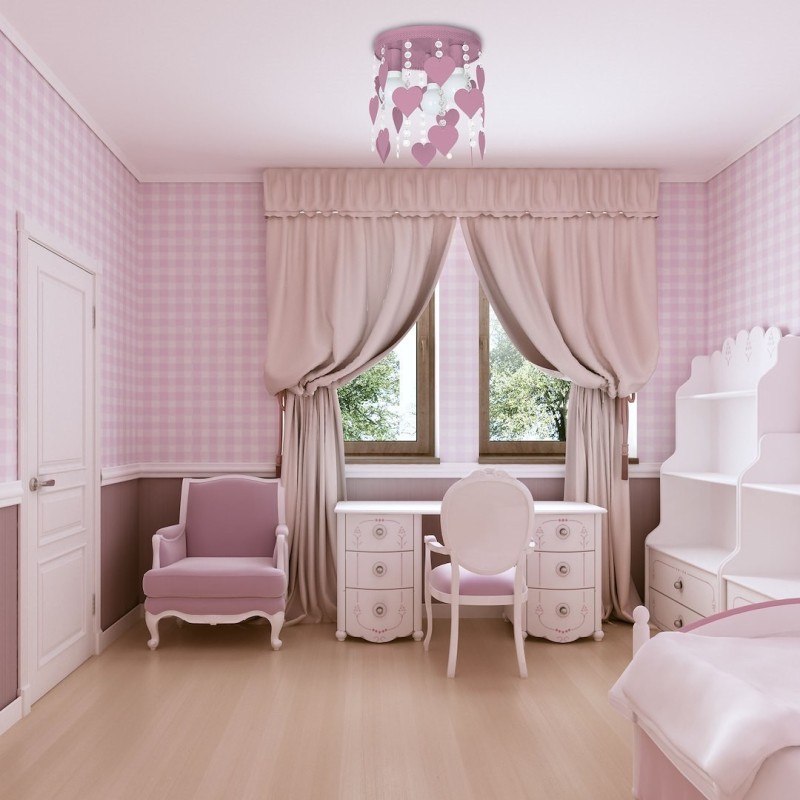 Стельова лампа CORAZON VIOLET 3xE27 Стельова лампа CORAZON VIOLET 3xE27