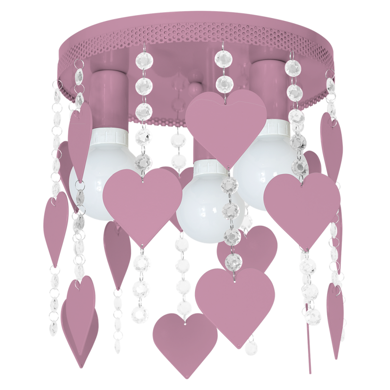 Стельова лампа CORAZON VIOLET 3xE27 Стельова лампа CORAZON VIOLET 3xE27