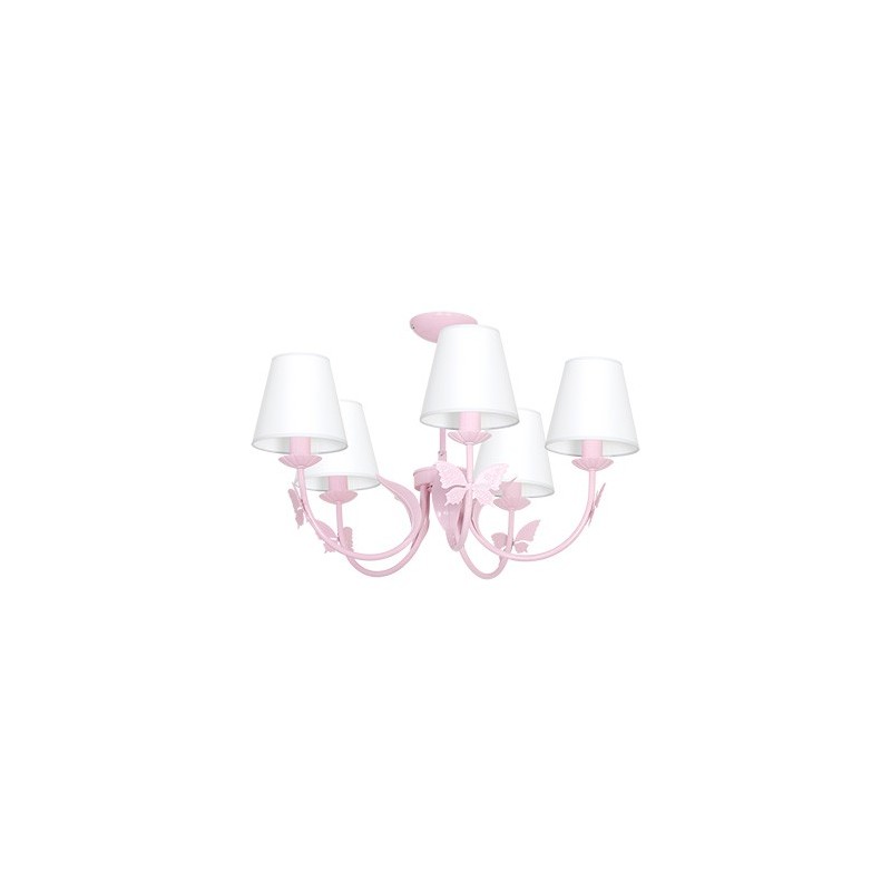Kronleuchter ALICE PINK 5xE14