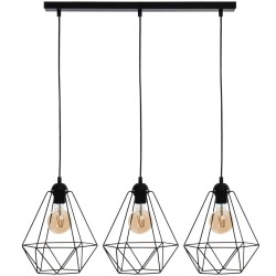 Lampa wisząca BASKET BLACK 3xE27 Lampa wisząca BASKET BLACK 3xE27