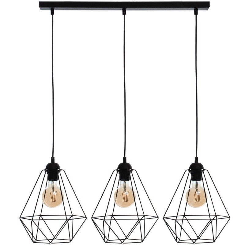 Lampa wisząca BASKET BLACK 3xE27 Lampa wisząca BASKET BLACK 3xE27
