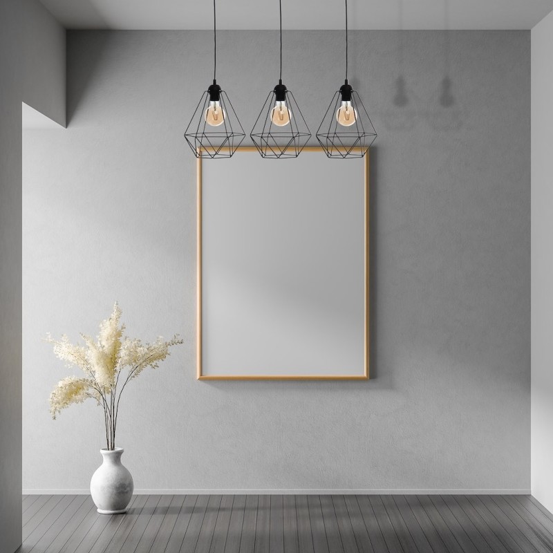 Lampa wisząca BASKET BLACK 3xE27 Lampa wisząca BASKET BLACK 3xE27
