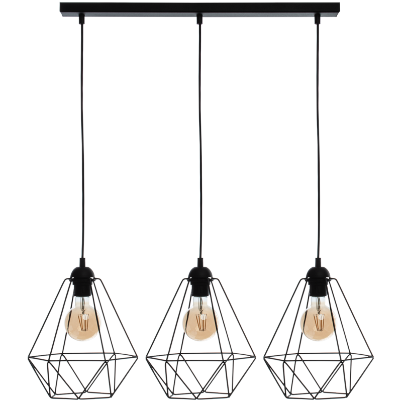 Lampa wisząca BASKET BLACK 3xE27 Lampa wisząca BASKET BLACK 3xE27