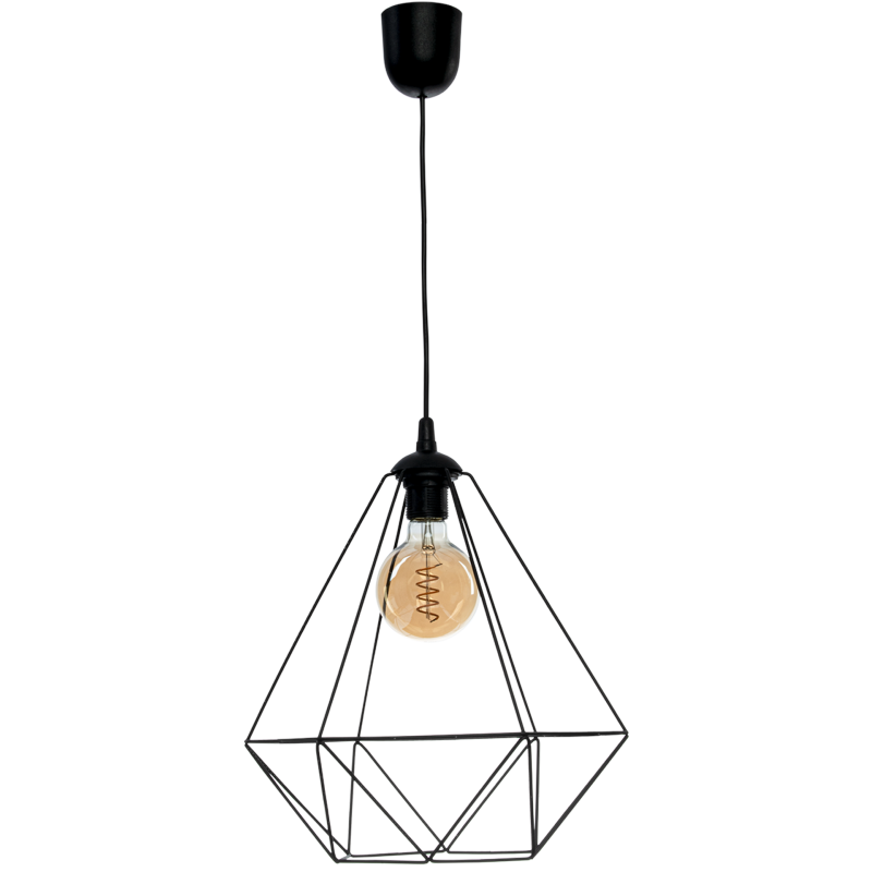 Lampa wisząca BASKET BLACK 1xE27 Lampa wisząca BASKET BLACK 1xE27