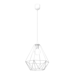 Hängelampe BASKET WHITE 1xE27