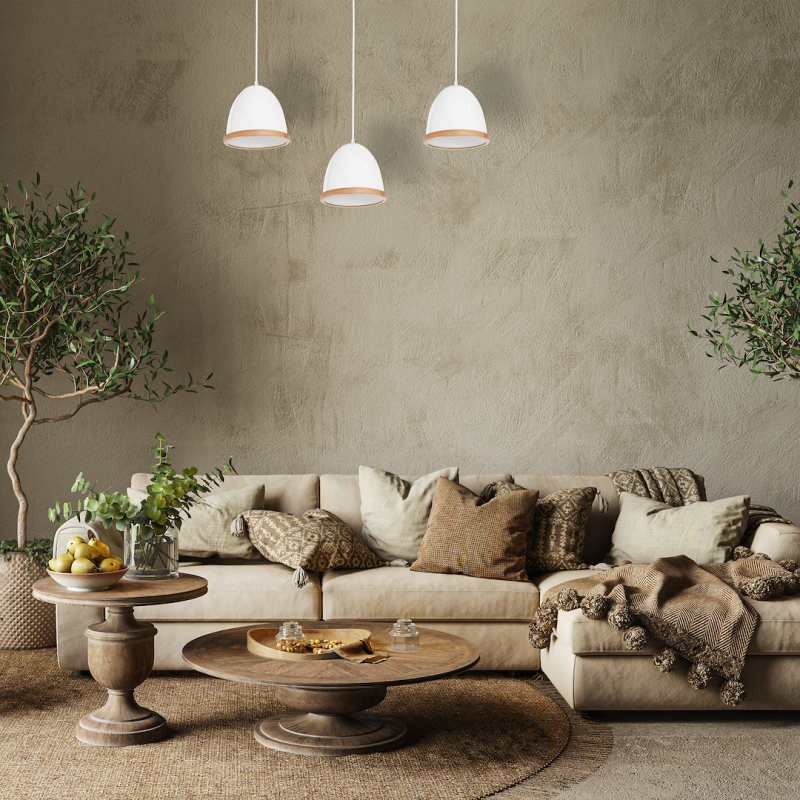 Lampa wisząca Studio Biały 3xE27 Lampa wisząca Studio Biały 3xE27
