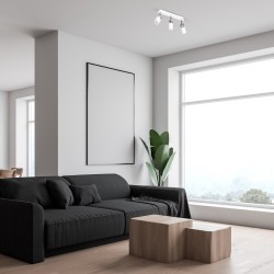 Ceiling lamp Joker 3xGU10 White/Chrome